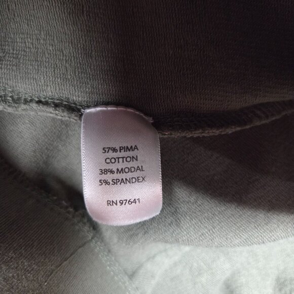 Pure Jill Slim Leg Pants Womens‎ Large Green Pull On Mid Rise Pima - Picture 9 of 10